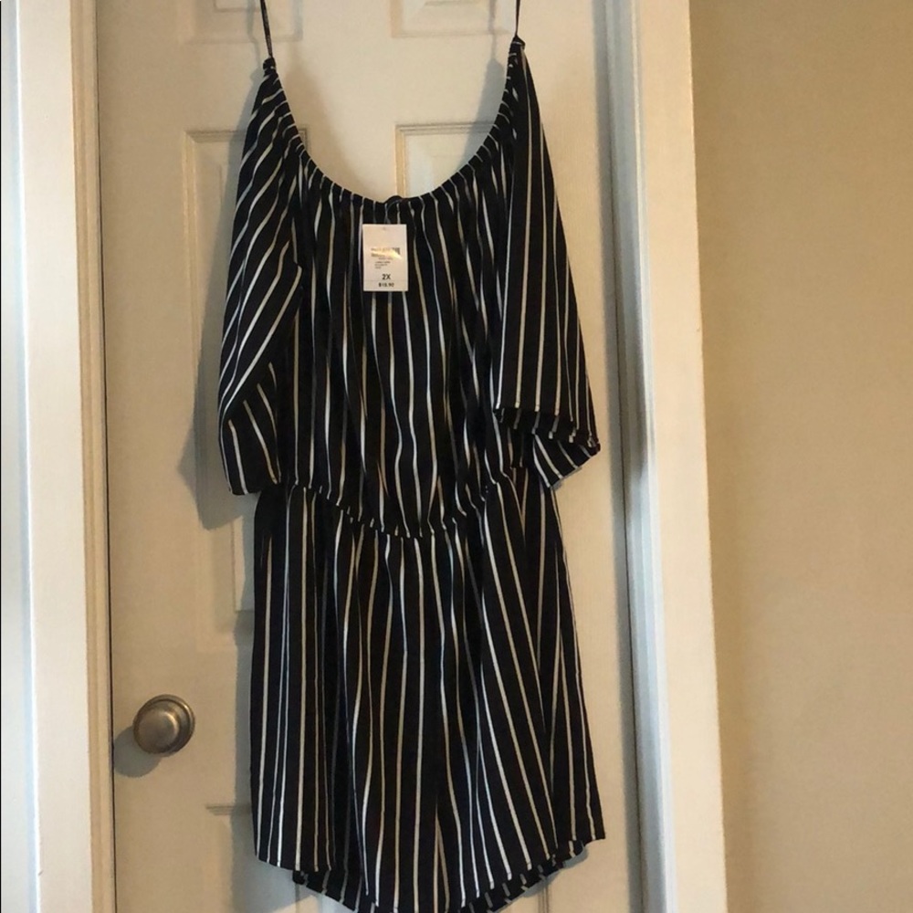 Off the shoulder romper